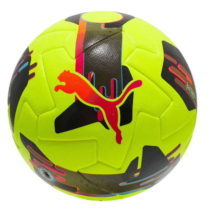 Мяч футб. PUMA Orbita 2 TB, 08432303, размер 5, FIFA Quality Pro, 12 пан., ТПУ, термосшивка, желто-черный