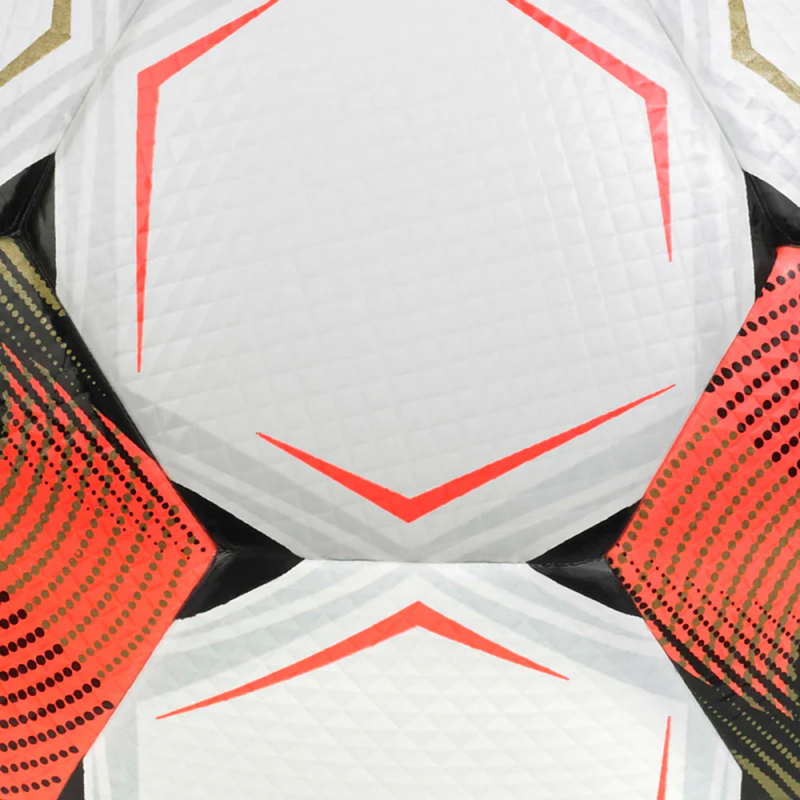 Мяч футб. SELECT Numero 10 V26, 0574071002, размер 4, FIFA Basic, 32п, ПУ, гибр.сш, бело-черно-оранжевый