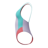 Купальник SPEEDO Colourblock 2.0 Muscleback, 8-00480317934, 2XL, полиэстер, эластан, лилово-бирюзово-коралловый