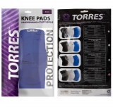 Наколенники спортивные TORRES Active, PRL112223L-03, размер L, пара, синий