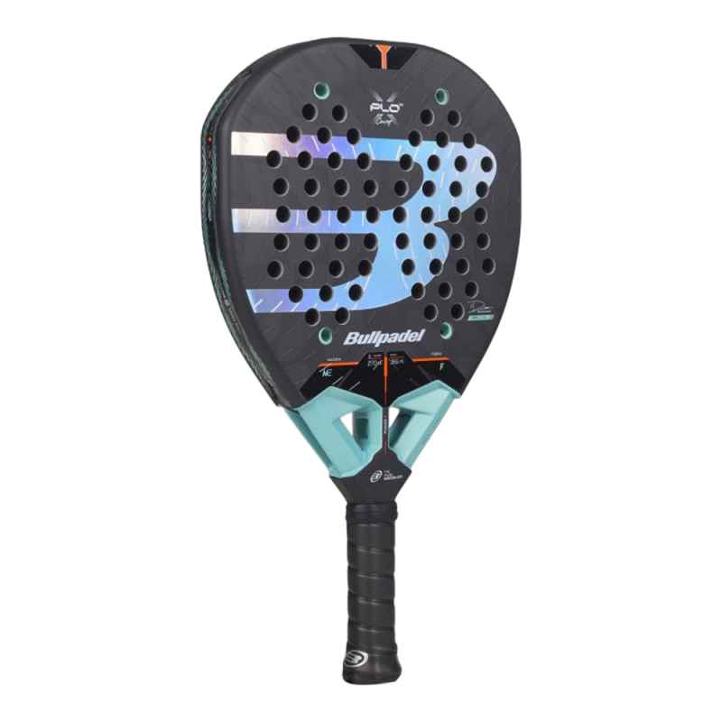 Ракетка для падела BULLPADEL Xplo Comfortl 27, 497245, для продв.игр., стекловолокно, карбон, черн