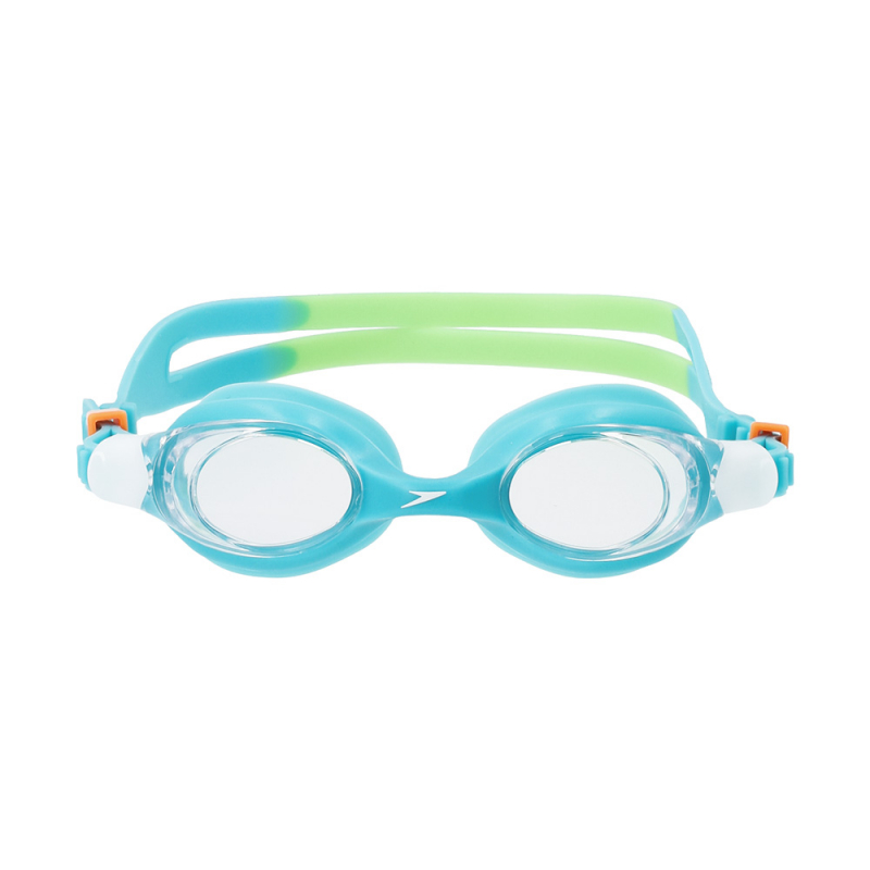 Очки для плав. детск. SPEEDO SKOOGLES Jr, 8-7500645002-C16MP, ПРОЗРАЧНЫЕ линзы, голубая оправа