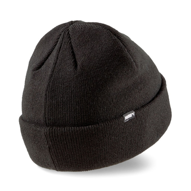Шапка PUMA Classic Cuff Beanie, 02343401, 100% акрил, черный