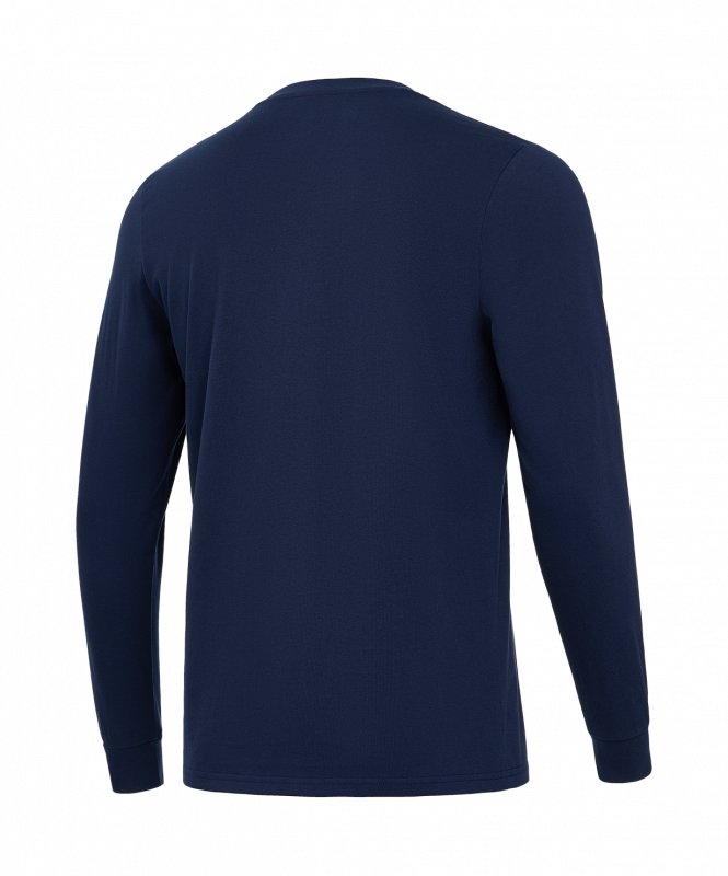 Футболка баскетбольная с длинным рукавом DIVISION PerFormDRY Pre-Match Longsleeve Jersey, темно-синий, размер M, Jögel ЦБ-00004254