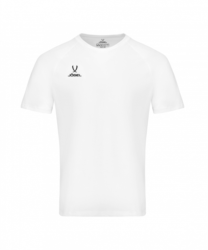 Футболка ESSENTIAL CVC Tee, белый, размер M, Jögel ЦБ-00004040