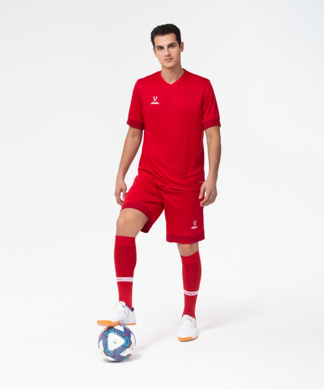 Шорты игровые DIVISION PerFormDRY Union Shorts, красный/темно-красный/белый, Jögel УТ-00019019