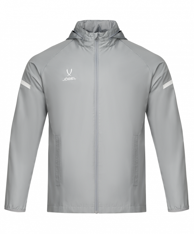 Куртка ветрозащитная CAMP 2 Rain Jacket, серый, детский, размер YXL, Jögel ЦБ-00005427
