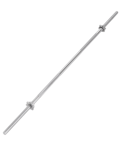 Гриф для штанги STARFIT BB-103 прямой, d=25 мм, металлический, с металлическими замками, 150 см УТ-00019780