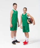 Майка баскетбольная Camp Basic, зеленый, детский, Jögel