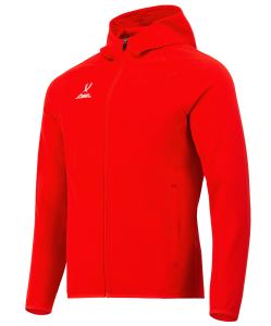 Худи на молнии ESSENTIAL Athlete Hooded FZ Jacket, красный, размер M, Jögel ЦБ-00003271