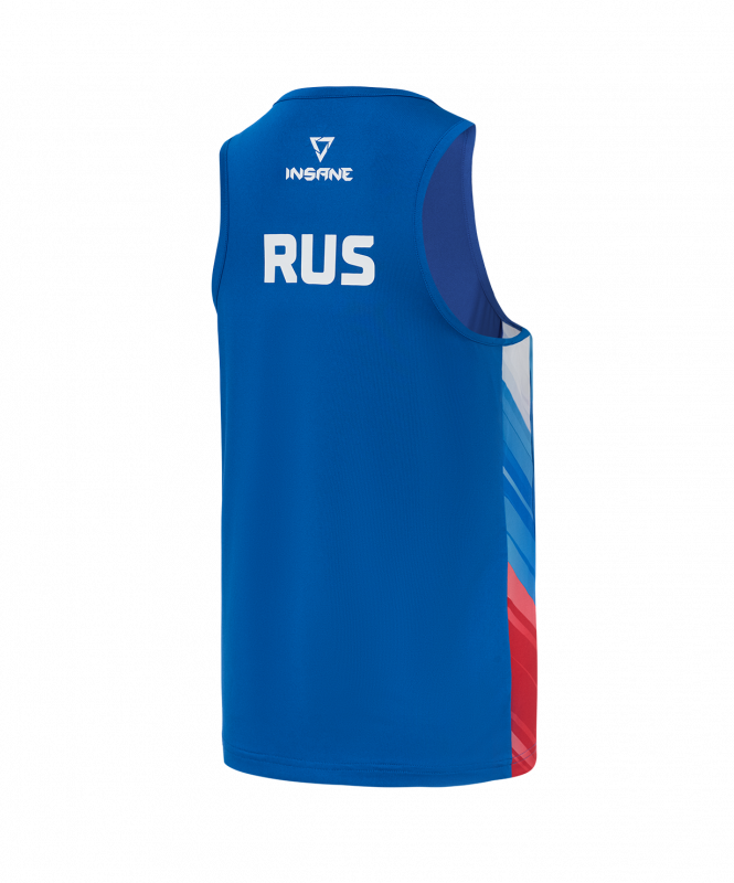 Майка боксерская женская INSANE RBF, синий, детский, размер 38 (158) ЦБ-00007661