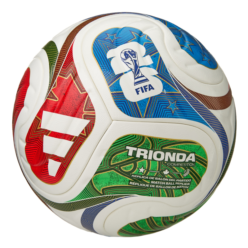 Мяч футб. ADIDAS WC26 Trionda Competition JD8031, размер 4, 4 панели, ПУ, термосшивка, мультиколор