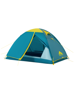 Палатка двухместная Hiking Brio 2, бирюзовый, Berger