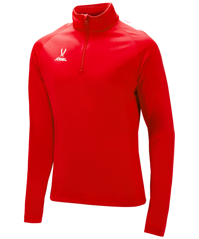 Джемпер тренировочный CAMP Training Top 1/4 Zip, красный, детский, Jögel