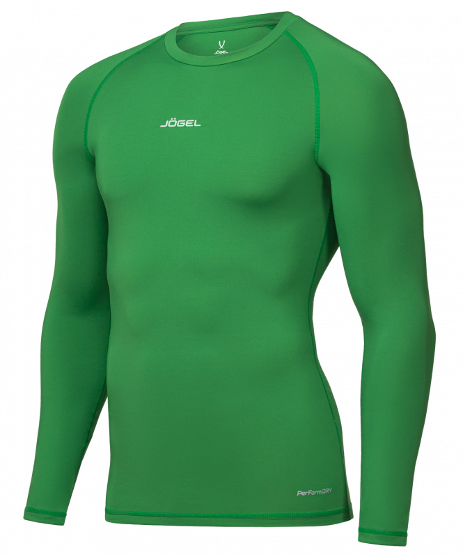 Футболка компрессионная с длинным рукавом CAMP PerFormDRY Baselayer LS Tee, зеленый, размер YM, JÖGEL ЦБ-00004012