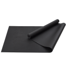 Коврик для йоги и фитнеса FM-101, PVC, 183x61x0.3 см, черный, Starfit ЦБ-00001684