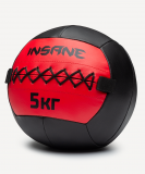 Медбол IN24-WB100, 5 кг, красный, Insane ЦБ-00003212
