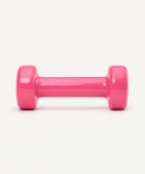 Гантель виниловая DB-101 1 кг, розовый, Starfit ЦБ-00001446