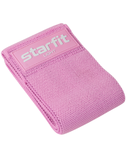 Мини-эспандер Core ES-204, низкая нагрузка, текстиль, розовый пастель, Starfit