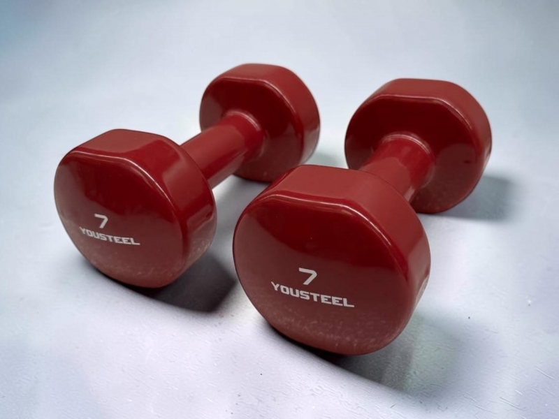 Гантель виниловая Yousteel 7 кг 1 шт