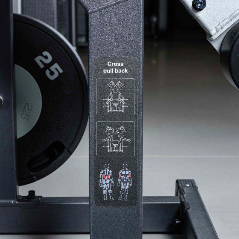 Тяга сверху через стороны D610 DHZ Fitness