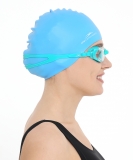 Шапочка для плавания Nuance Light Blue, силикон, подростковый, 25Degrees УТ-00019511