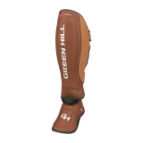 Защита голень-стопа Force 3D inject foam KK Коричнево-табачный Green Hill CNSGK-770 S
