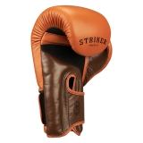 боксерские перчатки STRIKER коричневый/табачный Green Hill THBGTR-23 16oz