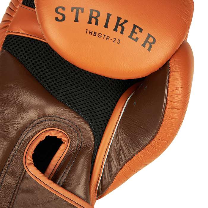 боксерские перчатки STRIKER коричневый/табачный Green Hill THBGTR-23 16oz