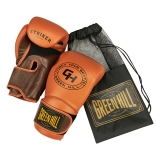 боксерские перчатки STRIKER коричневый/табачный Green Hill THBGTR-23 16oz