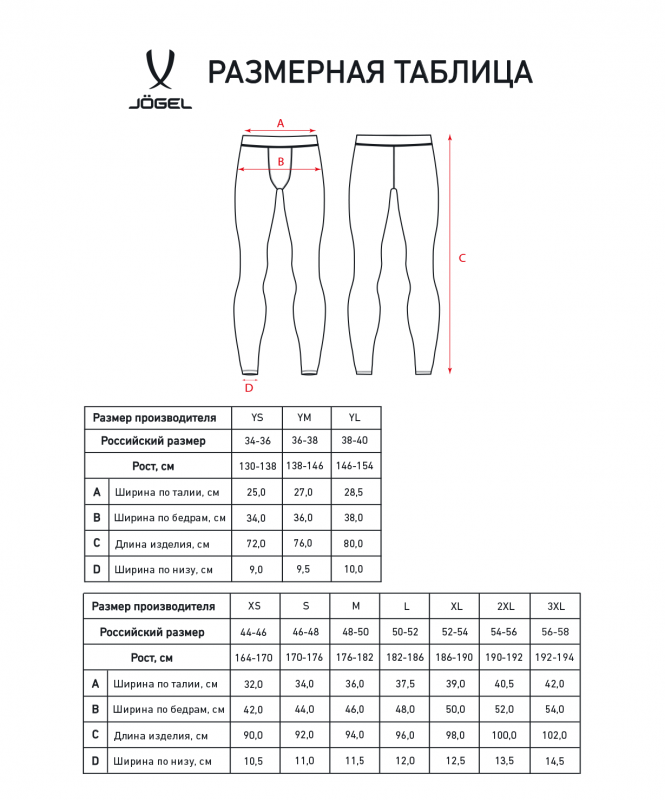 Тайтсы компрессионные утепленные CAMP PerFormHEAT Baselayer Pants Warm, черный, Jögel