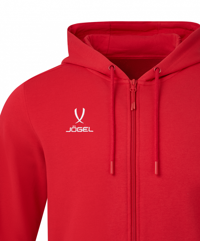 Худи на молнии ESSENTIAL Cotton FZ Hoodie, красный, детский, размер YXL, JÖGEL ЦБ-00004786