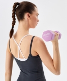Гантель неопреновая DB-201 4 кг, фиолетовый пастель, Starfit ЦБ-00001430