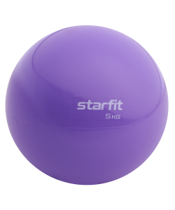 Медбол Core GB-703 5 кг, фиолетовый пастель, Starfit
