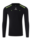 Футболка судейская с длинным рукавом DIVISION PerFormDRY Referee LS Tee, черный, размер L, JÖGEL ЦБ-00004997