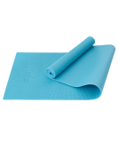 Коврик для йоги и фитнеса FM-101, PVC, 183x61x0.6 см, синий пастель, Starfit ЦБ-00001688
