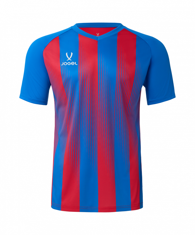 Футболка игровая JOGEL CAMP Striped Jersey, красный/синий, размер XXL ЦБ-00007836