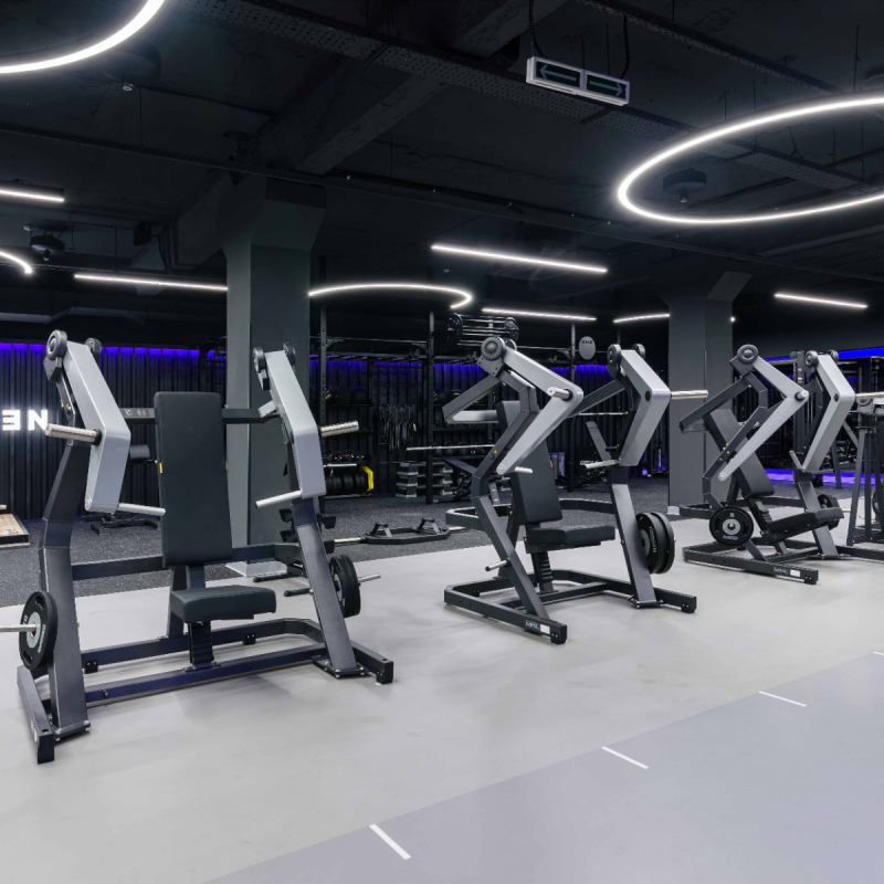 Жим от груди, рычаги серые D905 DHZ Fitness