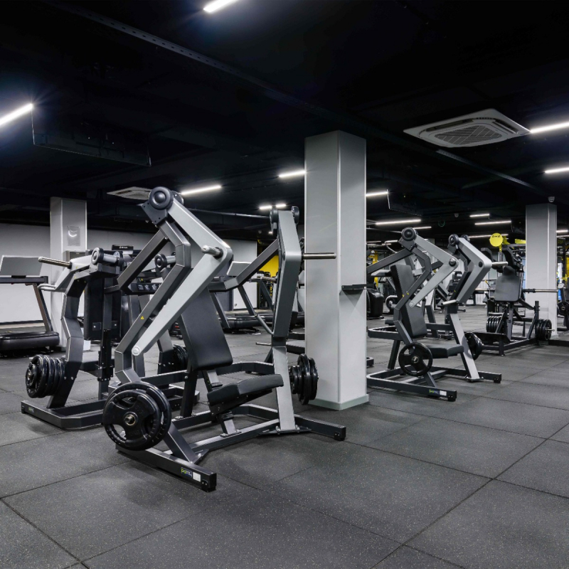 Широкий жим от груди, рычаги серые D910 DHZ Fitness