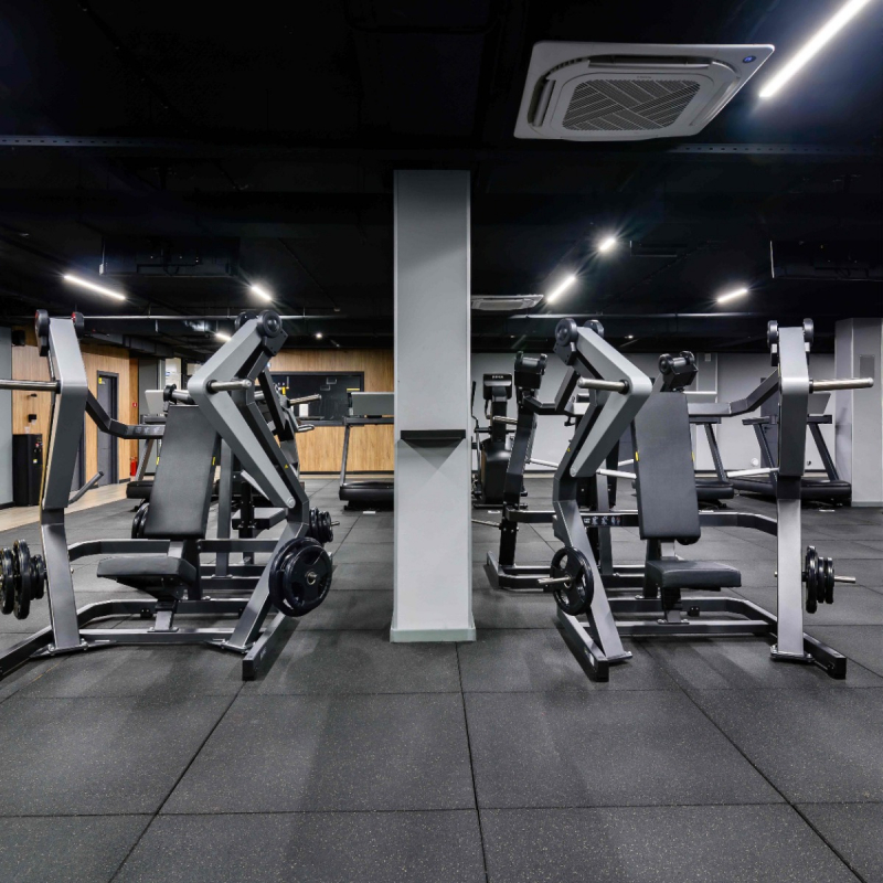 Широкий жим от груди, рычаги серые D910 DHZ Fitness