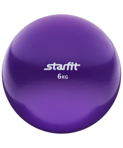 Медбол GB-703, 6 кг, фиолетовый, Starfit