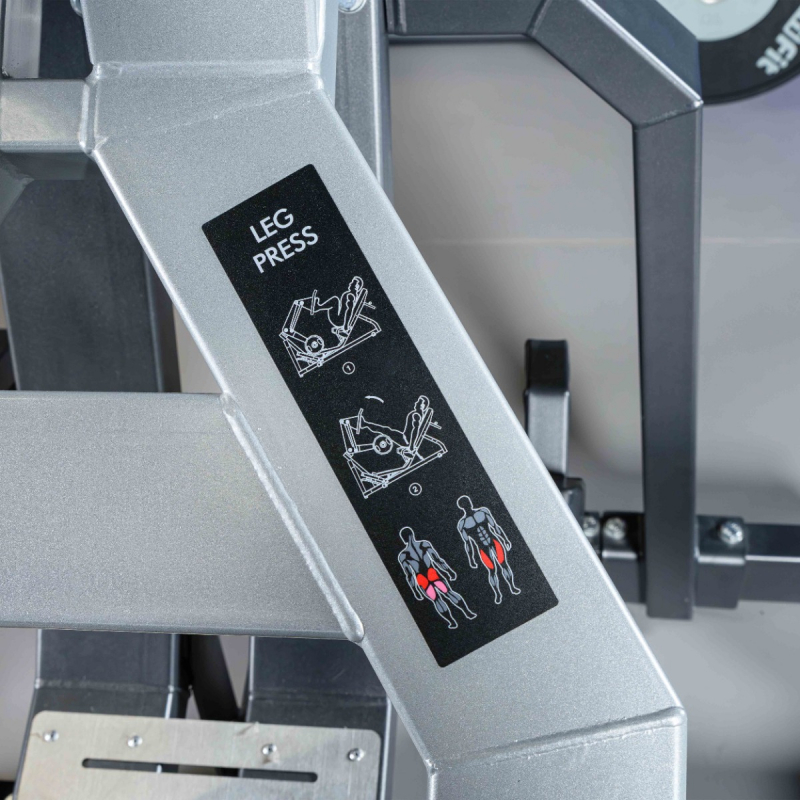 Жим ногами, рычаги серые D950 DHZ Fitness