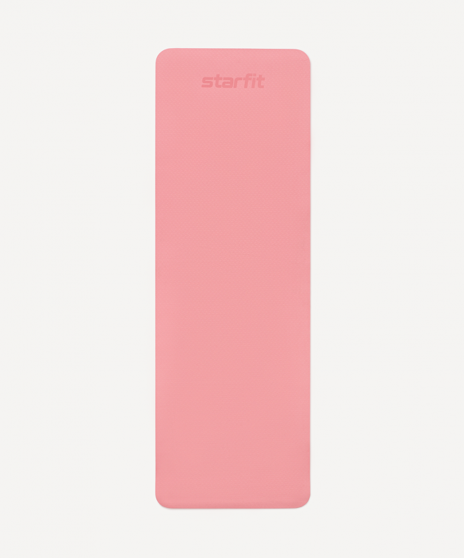 Коврик для йоги и фитнеса STARFIT FM-201, ТПЭ, 183x61x0.6 см, розовый/голубой, размер Б/Р ЦБ-00008665
