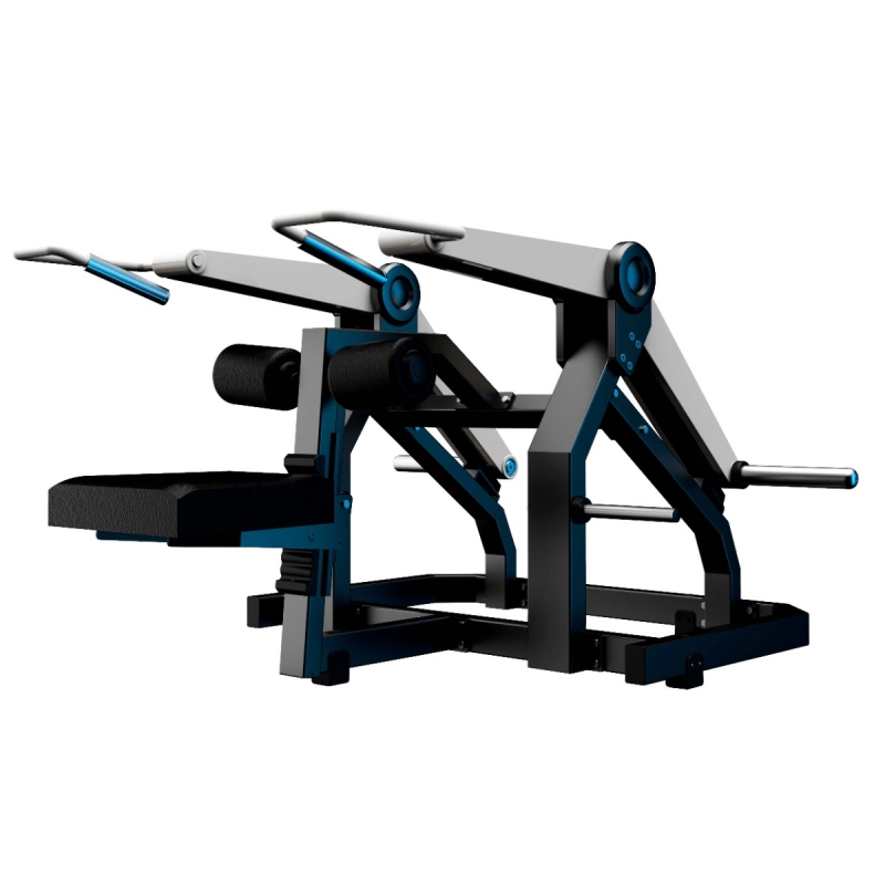 Трицепс-машина. Имитация отжиманий, рычаги серые D965 DHZ Fitness