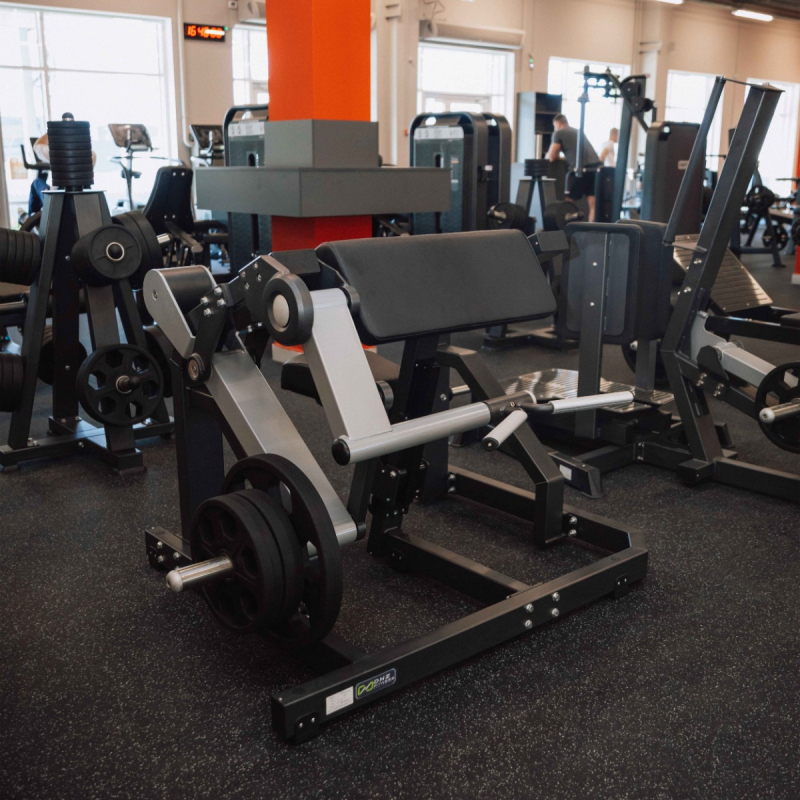 Бицепс-машина сидя, рычаги серые D970 DHZ Fitness