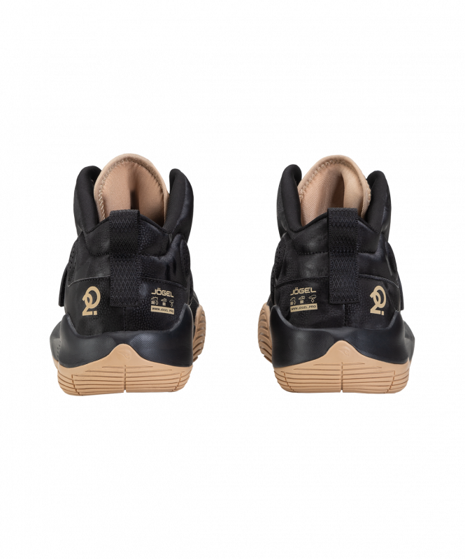 Кроссовки баскетбольные Launch MID, Black/gold, размер 45, JÖGEL ЦБ-00003479