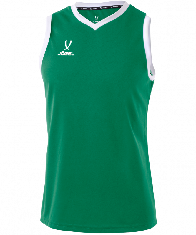 Майка баскетбольная Camp Basic, зеленый, детский, размер YL, Jögel УТ-00020127