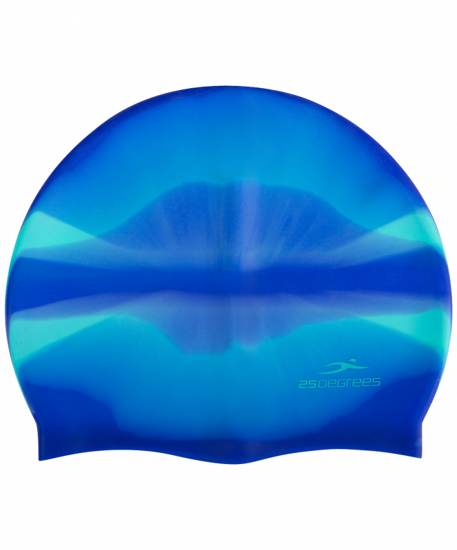 Шапочка для плавания Helion Navy/green, силикон, 25Degrees УТ-00019586