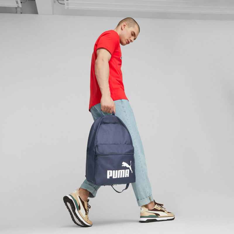 Рюкзак спорт. PUMA Phase Backpack, 09116402, полиэстер, темно-синий