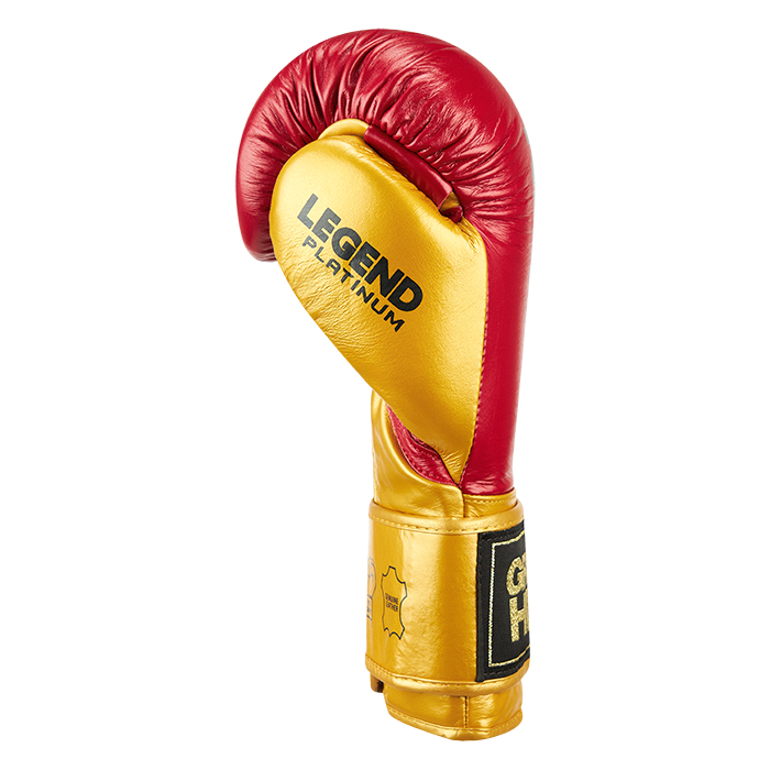Боксерские перчатки LEGEND PLATINUM красно-золотые Green Hill BGLP-2246EU3 12oz